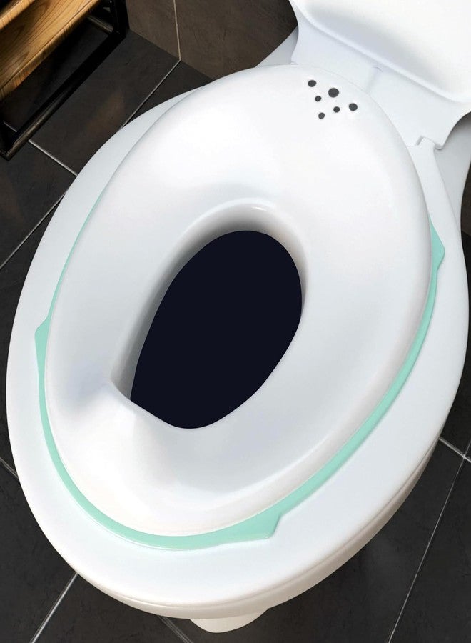MesterBath Kids Potty Training Seat - Baby Toilet Seat Cover for Toddlers | Portable Child Potty Seat | Soft Cushioned, & Non-Slip | Universal Fit for Standard Toilets - Image 1