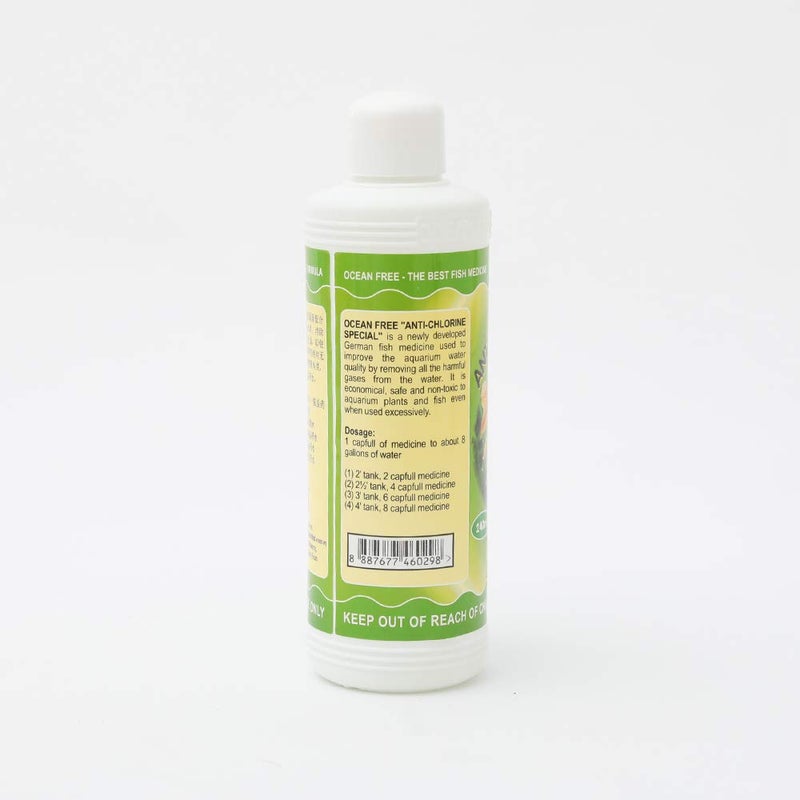 Ocean Free Anti Chlorine Special Aquarium Water Conditioner, 240 ml - Image 2