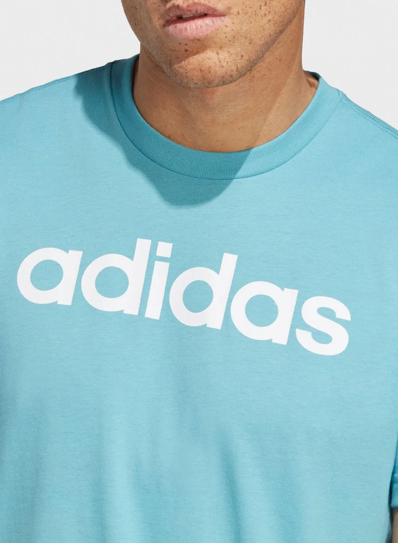 adidas تيشيرت جيرسيه أساسي بشعار الماركة