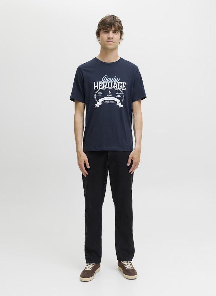 ج ج ريبل تيشيرت بياقة دائرية وأكمام قصيرة