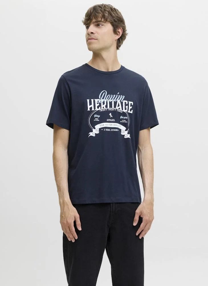 JJ Rebel Graphic Print Regular Fit T-Shirt