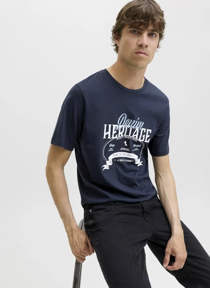 JJ Rebel Graphic Print Regular Fit T-Shirt