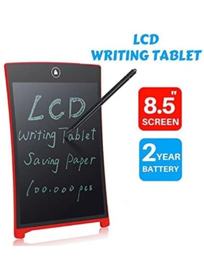 LCD Writing Pad Tablet for Kids Age 3-4-5 Years 8.5 inch Slate Portable Writting Learning Slate Erasable Electric Board with Pen( multi colors) - Image 4