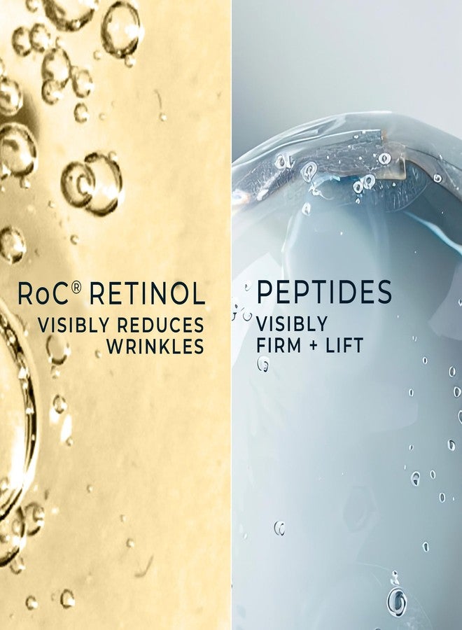 RoC كريم العين المزدوج من روك ديرم كوركشن مع ريتينول متقدم + ببتيدات للعيون المنتفخة والهالات السوداء، (0.68 أونصة) مع عبوة كريم العين بالريتينول - Image 5