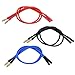 FLY RC 6PCS 40mm Banana Gold Bullet Connector Extension Cable for RC Brushless Motor ESC Extension Cable Wire RC Car Boat Parts - Image 4