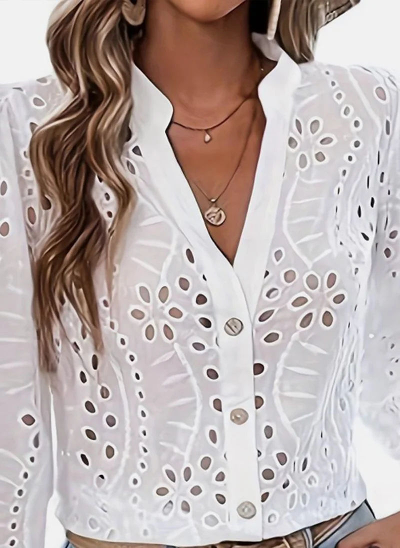 YUNIQEE White Regular Sleeves Solid Shirts