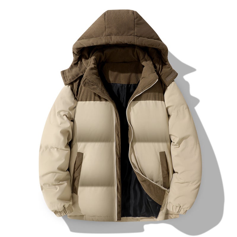 Cotton Clothing Manufacturers Winter Hooded Fleece-Lined Thickened Cotton Jackets Casual Warm Loose Sports Cotton Coats For Cold Protection - Image 3