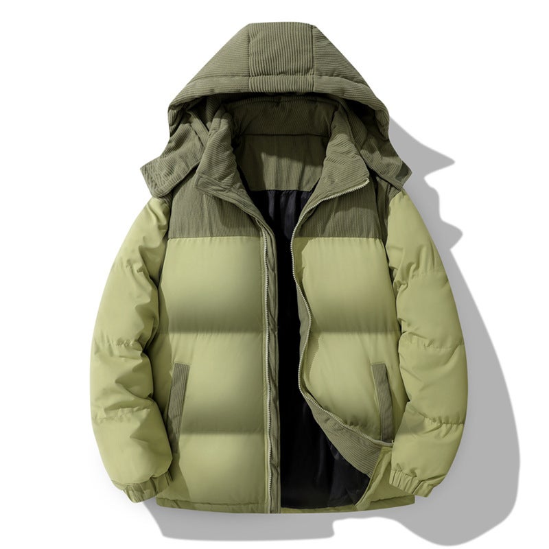 Cotton Clothing Manufacturers Winter Hooded Fleece-Lined Thickened Cotton Jackets Casual Warm Loose Sports Cotton Coats For Cold Protection - Image 5