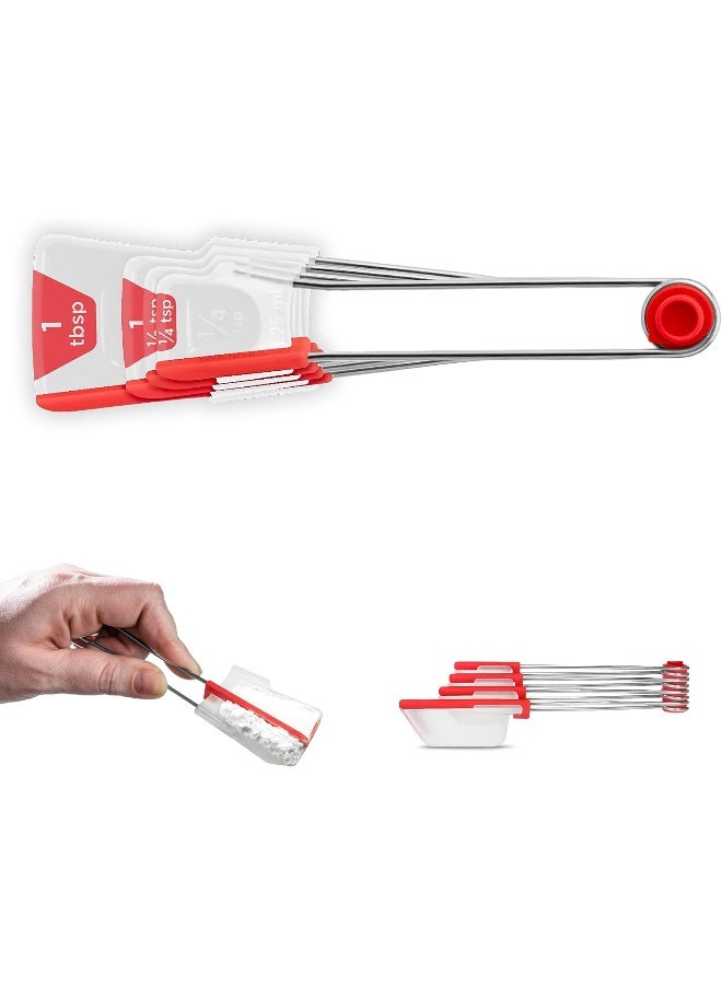 Dreamfarm Levoons Measuring Spoons Red - Image 1