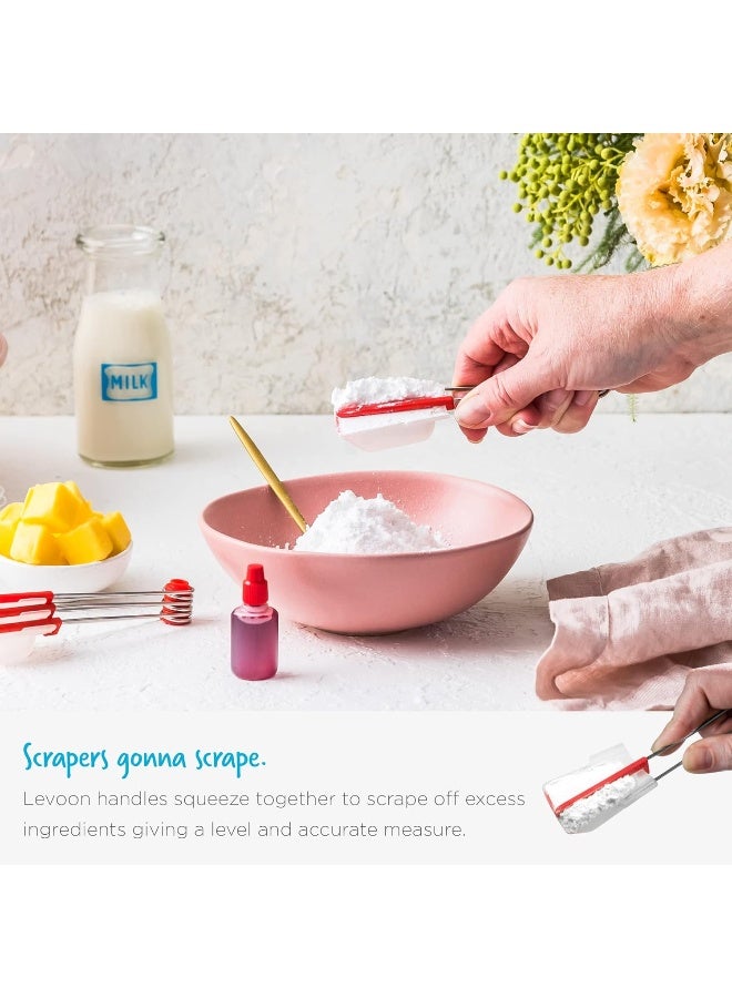 Dreamfarm Levoons Measuring Spoons Red - Image 2