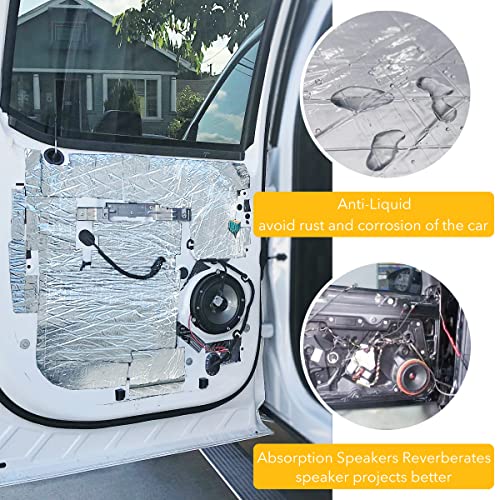 KOIKEY Car Sound Deadening Foam Mat - KOIKEY 197 mil 13.1 sqft Auto Soundproofing Material, Sound Deadener and Heat Insulation for Auto, Vehicle - Image 4