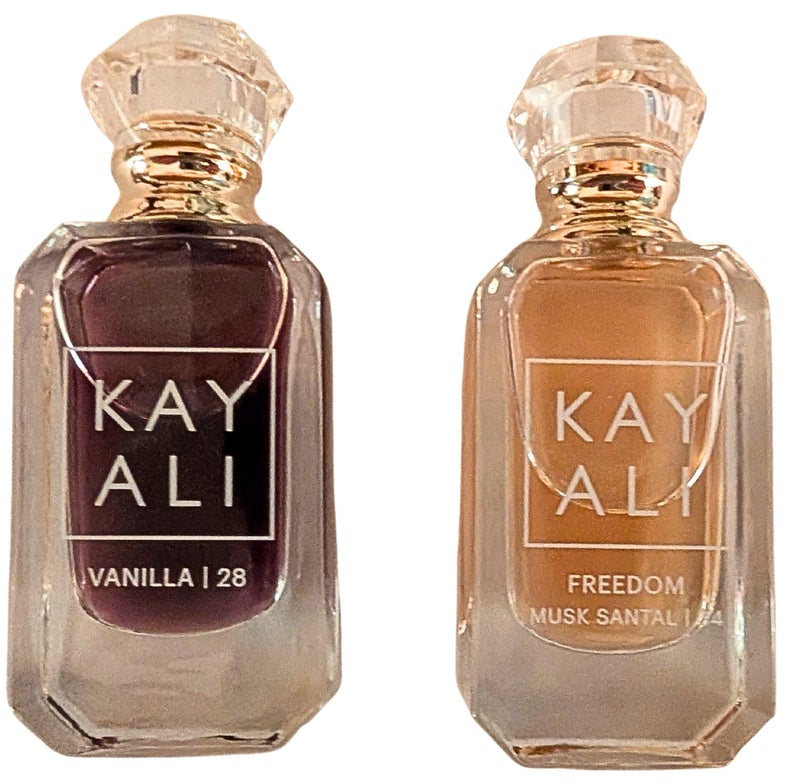 KAYALI مجموعة كايالي فانيلا مسك ميني ديو عطر - فانيلا 28 وحرية مسك سانتال 34، 2 × 5 مل - Image 4