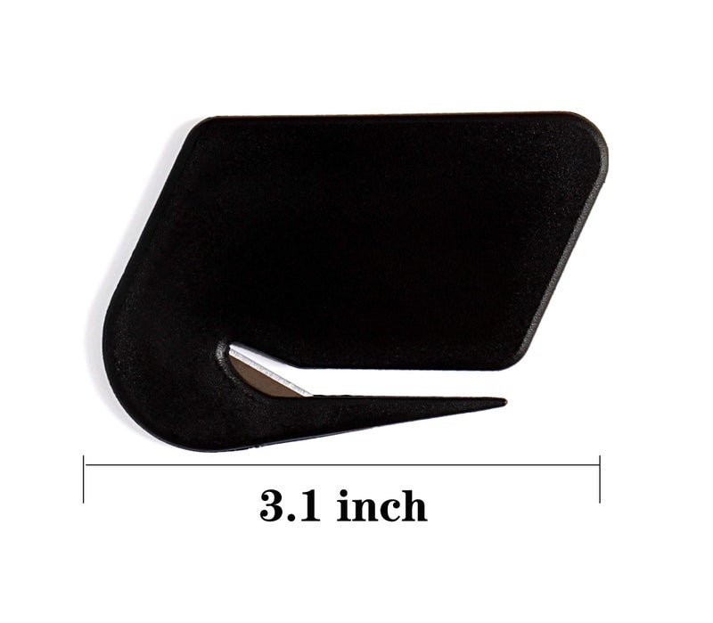 OZXTYO Magnetic Letter Openers Envelope,3 Pack,Envelope Opener Slitter,Mail Openers Blade with Magnet,Letter Opener for Women,Men,Office,Envelope Cutter (Black) - Image 2