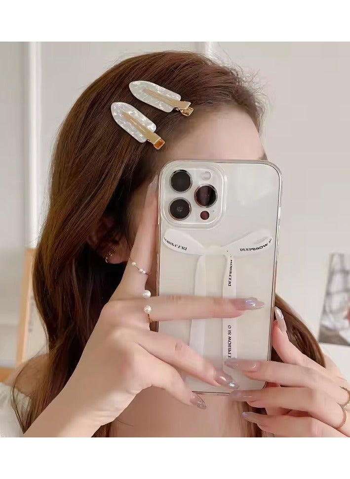 Goolsky Simple Mixed Color Hair Clips Traceless Side Beats Elegant Duckbill Women's Headwear Hair Accessories - Image 3