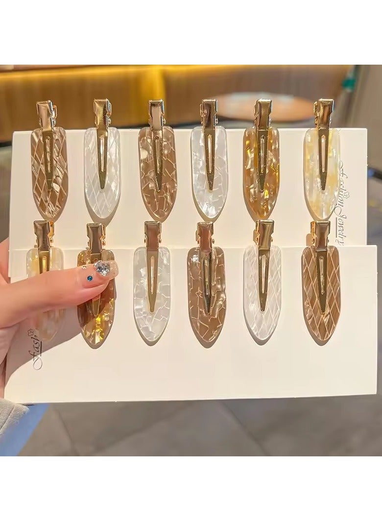 Goolsky Simple Mixed Color Hair Clips Traceless Side Beats Elegant Duckbill Women's Headwear Hair Accessories - Image 2