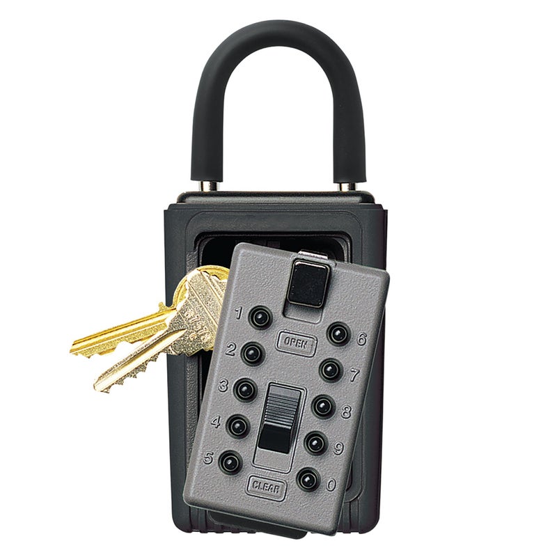 Kidde AccessPoint 001406 KeySafe 3Key Portable Push Button Key Safe Box Black