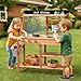 Robud Mud Kitchen Wooden Outdoor Kitchen for Kids Pretend Play Set with Sink Faucet Planting Pots Cooking Accessories Ideal Gift for Boys Girls Ages 3 - Image 4