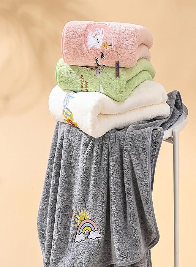 CLUZE Kids Microfiber Face & Hand Towel 35x75 cm | Ultra Soft, Highly Absorbent & Quick Dry | Skin Friendly Bath Towel for Boys & Girls | Lightweight Daily Use Towel (Pack of 2) - Image 3