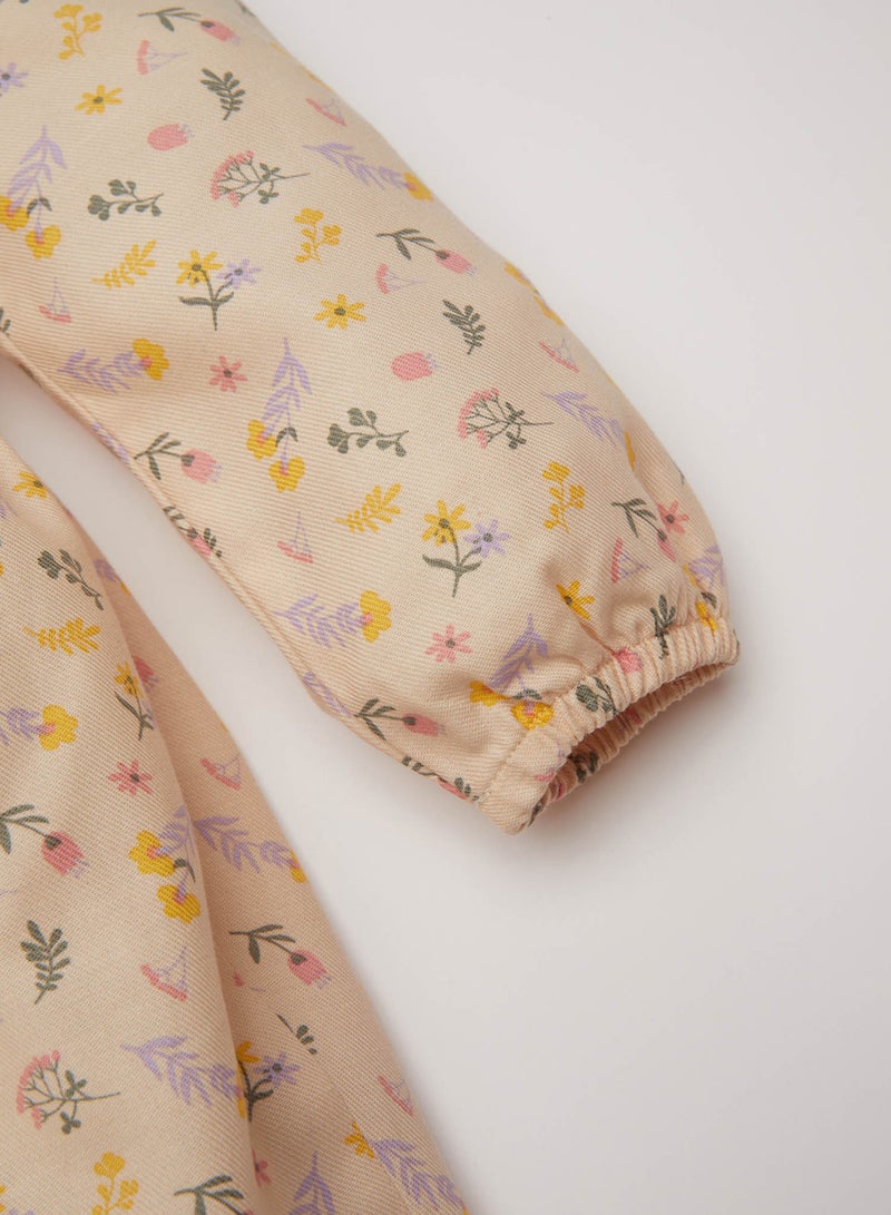 DeFacto Floral Peter Pan Dress - Image 5