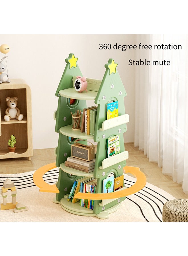 Beauenty Children Deluxe Toy Storage Organizer, Kids Storage Bins Toy Boxes,Toys Organizer Children's Toy Storage Rack, Toddler Storage Organizer, Toy Box Organizer，Kids 360 degree rotatable Toys Books Organizer（green） - Image 3