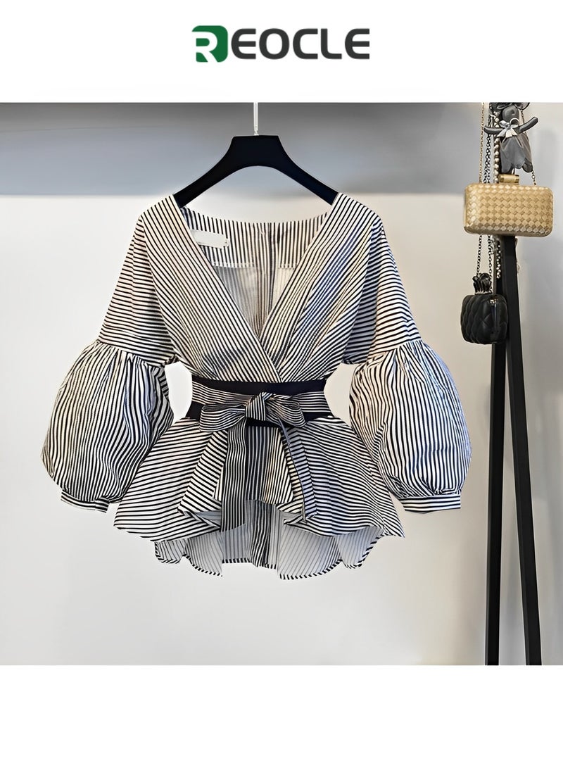 REOCLE Spring and Autumn Suit for Women Trousers Fashionable and Age-reducing Suit for Small People Making Taller and Slimmer Fashionable Suit - Image 2