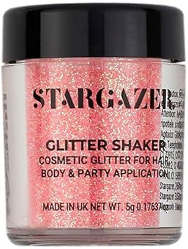 Stargazer بودرة جليتر باستيل ستارغايزر المشمشي للاستخدام على العيون والشفتين والوجه والجسم والشعر والأظافر - Image 2