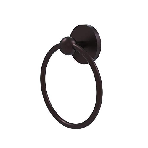 Allied Brass 1016 Skyline Collection Towel Ring, Satin Nickel - Image 1