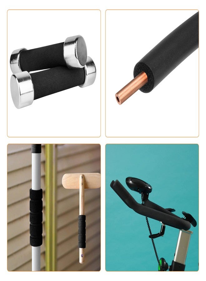 MECCANIXITY Foam Tubing, 28mm ID 38mm OD 2m Length Tube Covers for Handle Grip Support Pipe Insulation, Black - Image 5