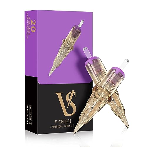 EZ Tattoo Cartridge Needles 20Pcs 08 7RL Permanent Makeup SMP Bugpin Round Liner 025mm Microblading Hair Scalp for Tattoo Pen Rotary Machine Supply VSELECT