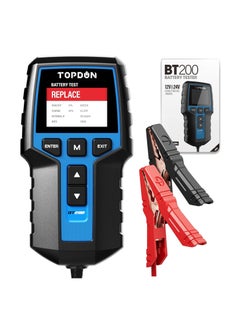 Topdon Topdon Car Battery 12V 24V Load, BT200 100-2000CCA Automotive Alternator  Digital Auto Battery Analyzer Charging Cranking System for Car Truck Motorcycle ATV SUV Boat Yacht  - Image 1