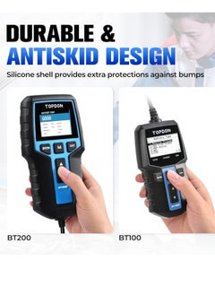 Topdon Topdon Car Battery 12V 24V Load, BT200 100-2000CCA Automotive Alternator  Digital Auto Battery Analyzer Charging Cranking System for Car Truck Motorcycle ATV SUV Boat Yacht  - Image 2