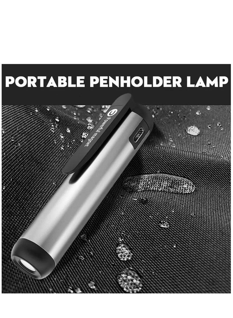 Portable LED Mini Flashlight Black - Image 4