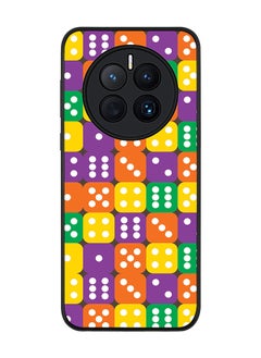 Rugged Black edge case for Huawei Mate 50 Slim fit Soft Case Flexible Rubber Edges Anti Drop TPU Gel Thin Cover - Dice Roll