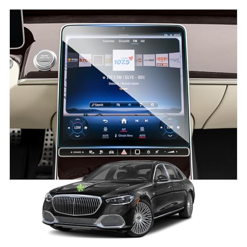Ruiya 2021-2026 S Class Sedan Screen Protecto for Mercedes Benz S580/S500/Maybach(S 580/S 680) 12.8" Display Touchscreen 9HD Tempered Glass Compatible with 2021-2026 Mercedes Benz S Class - Image 1