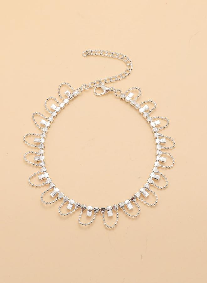 Take Two Embellished Crystal Anklet - Image 2