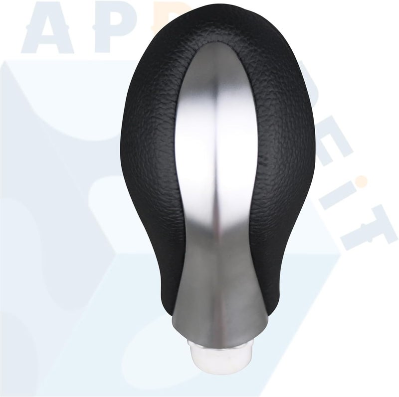 APPERFiT Gear Shift Knob for Automatic Transmission Gear Shifter Silver Compatible with Infiniti Q50 2013 2014 2015 2016 2017 Replaces 34910-4GA0A - Image 2