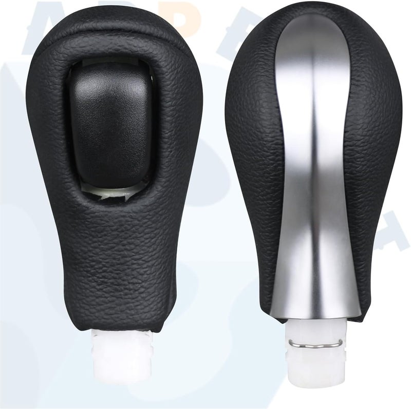 APPERFiT Gear Shift Knob for Automatic Transmission Gear Shifter Silver Compatible with Infiniti Q50 2013 2014 2015 2016 2017 Replaces 34910-4GA0A - Image 4