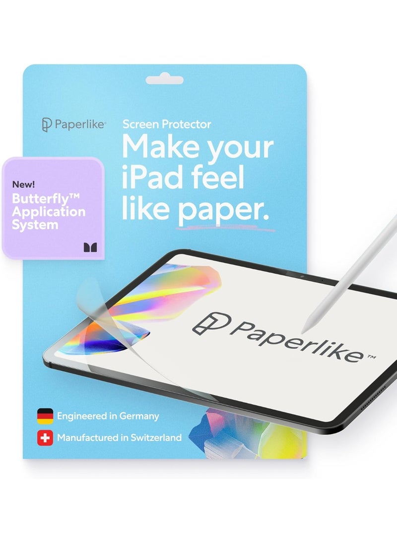 Paperlike 3 [عبوة 2] لآيباد AIR 11 بوصة M3/M2 (2025-2024) فيلم واقي للشاشة [تثبيت خالي من الفقاعات] بملمس ورقي لتدوين الملاحظات والرسم والكتابة - Image 1