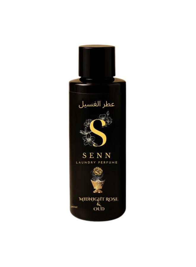 Senn Luxury laundry perfume - Midnight Rose & Oud -softener alternative -  1 bottle 250ml = 50 wash - Super long lasting fragrance. TOP Europe product - Image 1