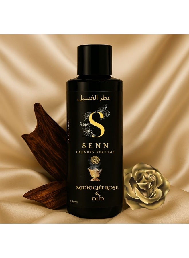 Senn Luxury laundry perfume - Midnight Rose & Oud -softener alternative -  1 bottle 250ml = 50 wash - Super long lasting fragrance. TOP Europe product - Image 2