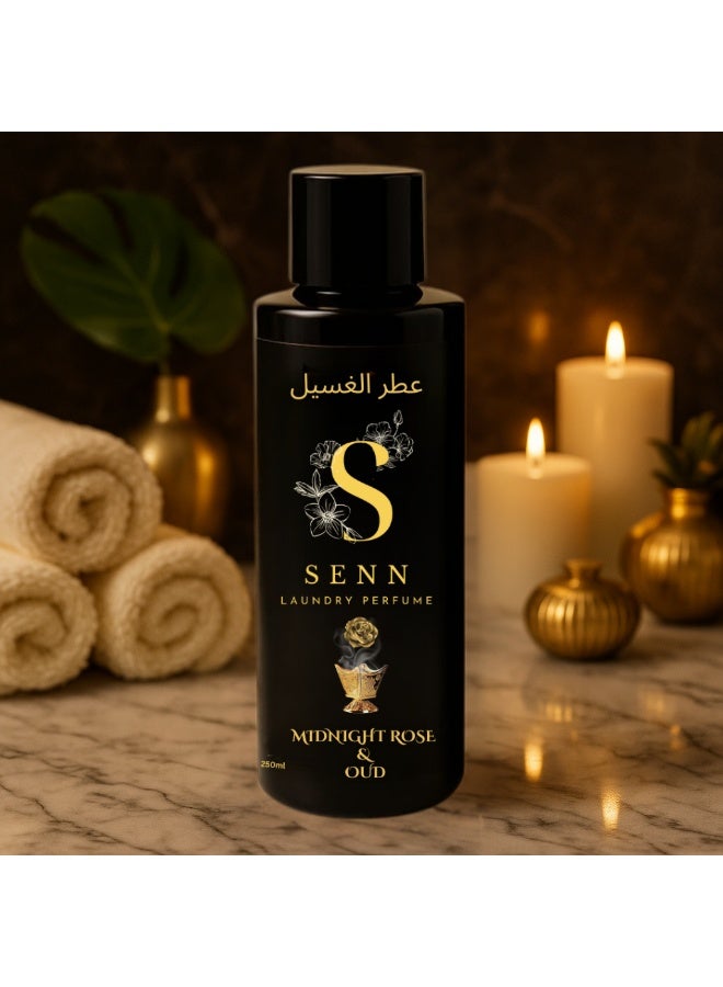 Senn Luxury laundry perfume - Midnight Rose & Oud -softener alternative -  1 bottle 250ml = 50 wash - Super long lasting fragrance. TOP Europe product - Image 3
