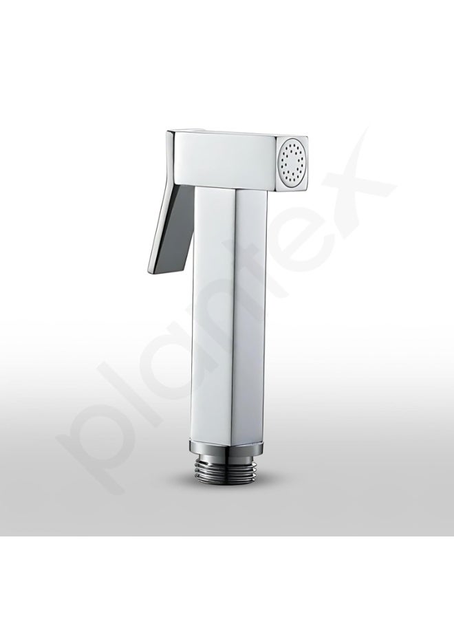 Plantex Pure Brass Square Shape Health Faucet/Jet Spray for Toilet/Health Faucet Gun Only/Faucet for Toilet/Hand Shower for Toilet-Chrome Finish - Image 2