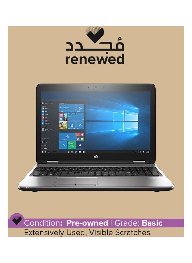 HP تم تجديده - ProBook 650 G3 بشاشة عرض مقاس 15.6 بوصة، ومعالج Core i5 من الجيل السابع/ وذاكرة وصول عشوائي سعة 8 جيجابايت/ ومحرك أقراص SSD سعة 256 جيجابايت/ ونظام تشغيل Windows 10 - Image 1