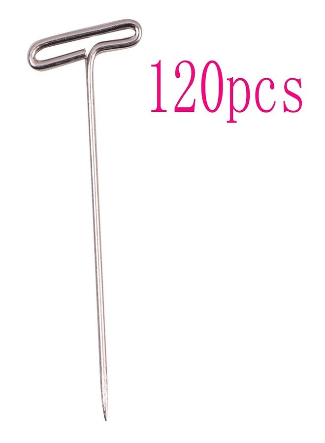 PTC Tupalizy 120PCS 1 Inch Nickel Plated Steel T-Pins - Image 2
