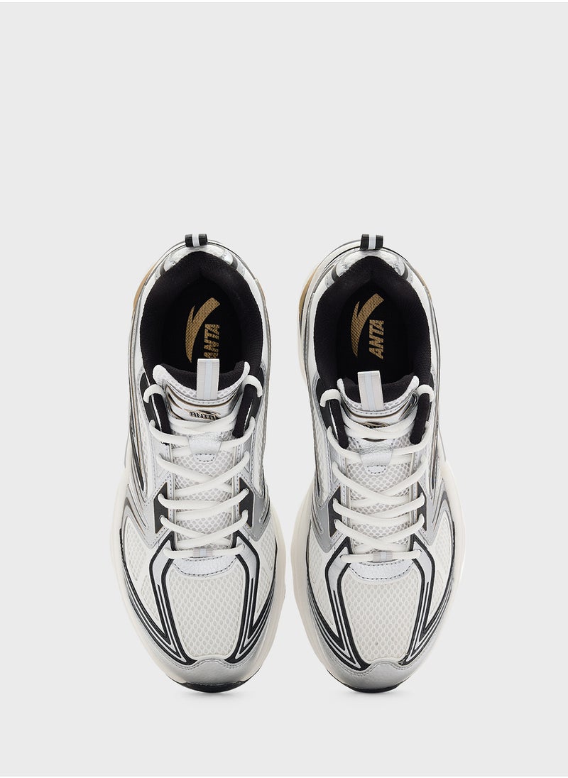 ANTA - Basic Glacier Retro Running Shoes - Image 1