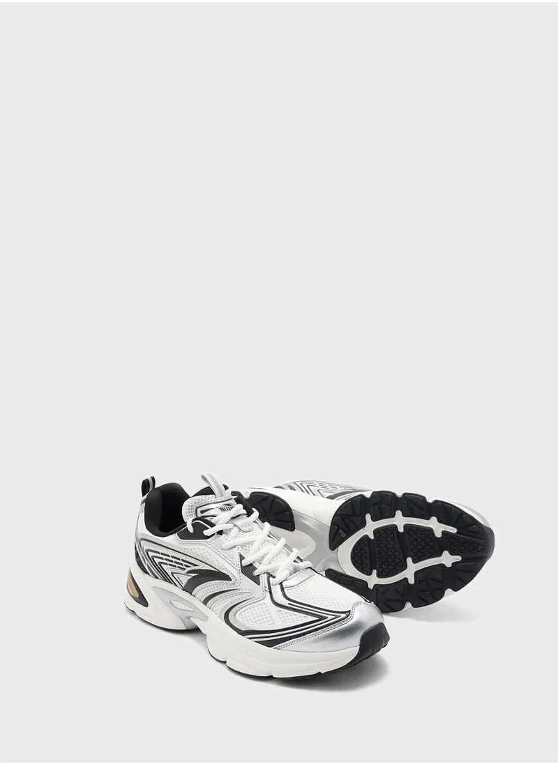ANTA Basic Glacier Retro Running Shoes