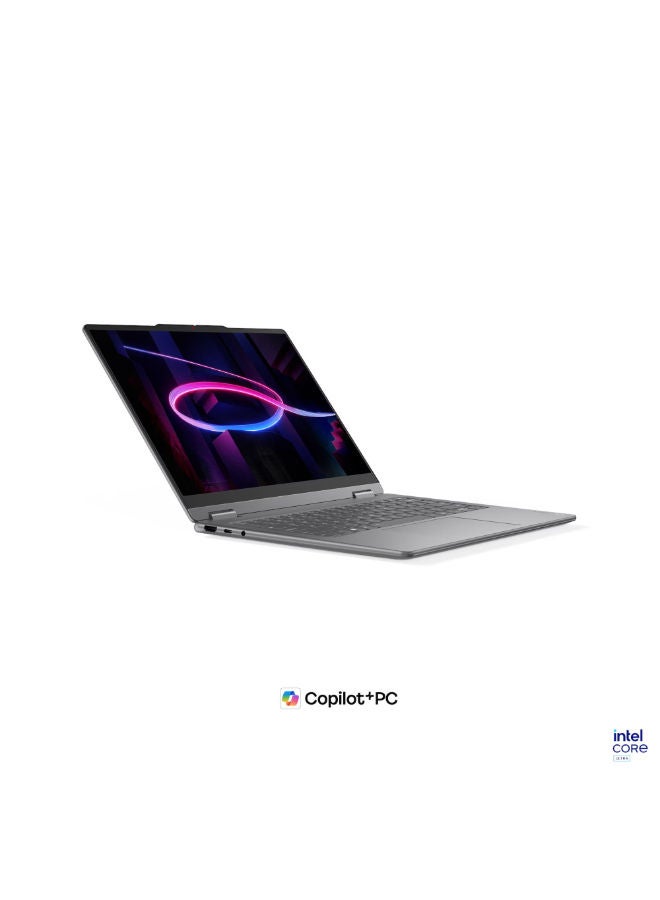 يوغا لابتوب Yoga 7 14IPH11 بشاشة WUXGA مقاس 14 بوصة / معالج Intel Core Ultra 7 355 / ذاكرة تخزين 32 جيجابايت / قرص SSD بسعة 1 تيرابايت / معالج رسومات Intel UHD مدمج لونا غراي - Image 2