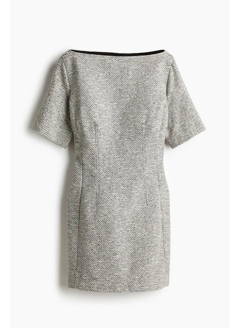 H&M Boat-neck mini dress