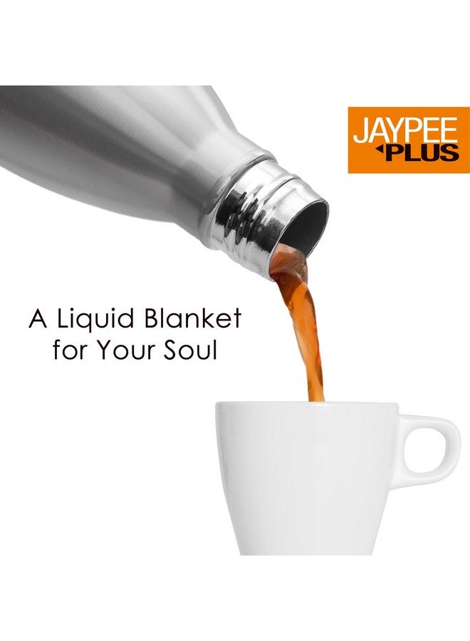 Jaypee Plus Alpha Vaccum Insulated Thermosteel 24 Hours Hot and Cold Water Flask Bottle for Office, Home, Gym Double Walled Leakproof, Rust Free Steel Bottle 1000 ml Flask, Metallic - Image 5