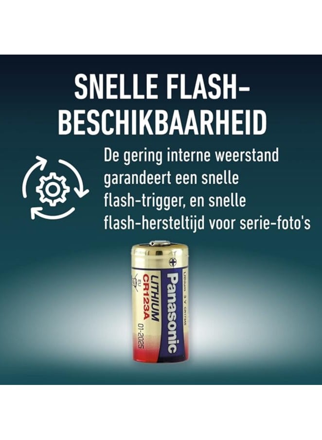 Panasonic CR-123APA/1B Lithium 3V non-rechargeable battery - CR-123APA/1B, Lithium, Cylindrical, 3 V, 1 pc(s) - Image 5